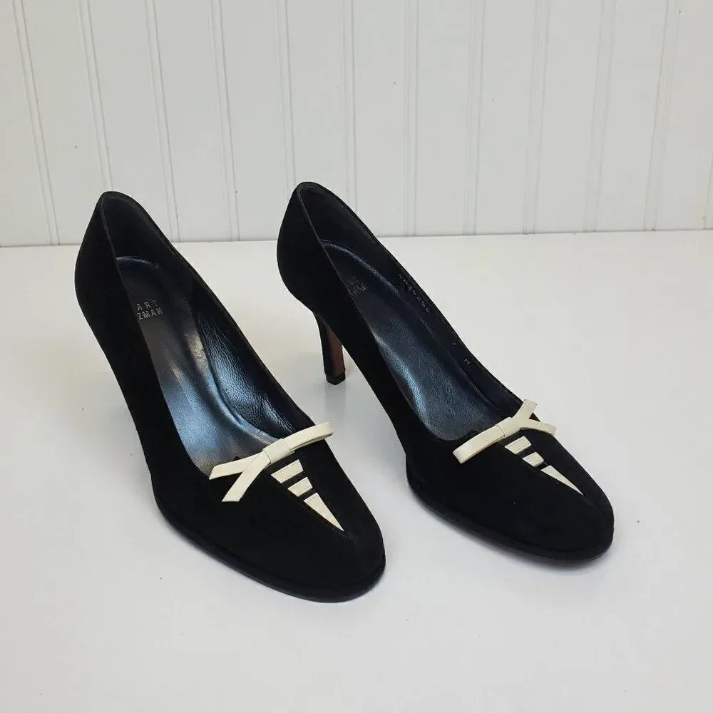 Stuart Weitzman Leather Suede Pumps SH-005